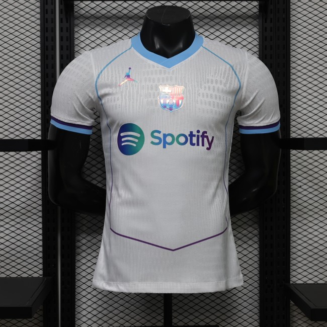 Barcelona 26/27 White Soccer Jersey- Player Version