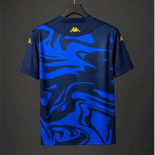 Cádiz CF 26/27 Navy Blue Marble Pattern Pre-Match Jerse - Fan Version