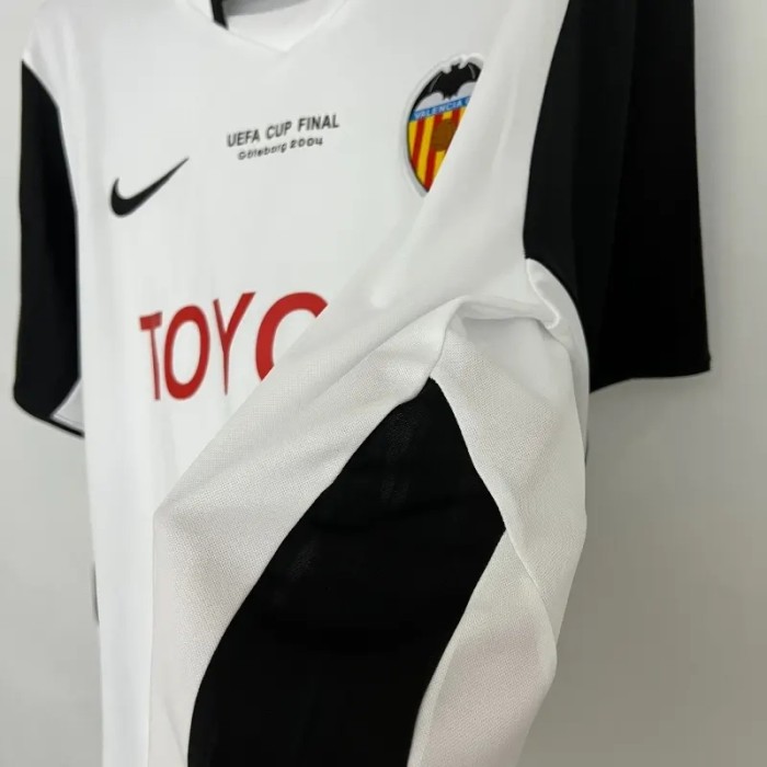 Valencia 2003-04 Home Retro Soccer Jersey - Fan Version