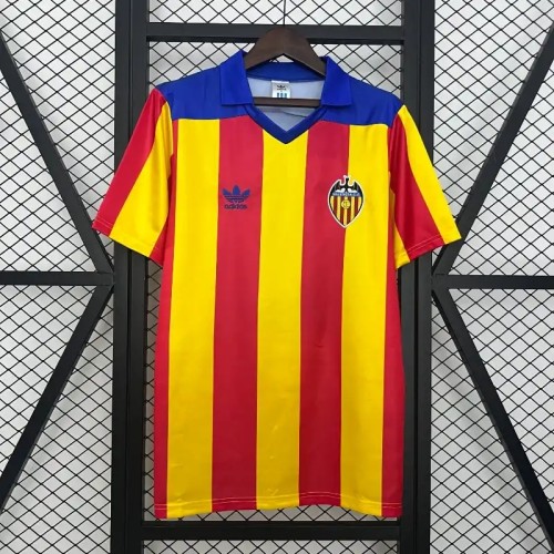 Valencia 1980-82 Away Retro Soccer Jersey - Fan Version