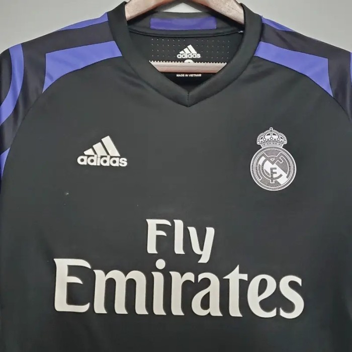 Real Madrid 2016-17 Retro Third  Soccer Jersey - Fan Version