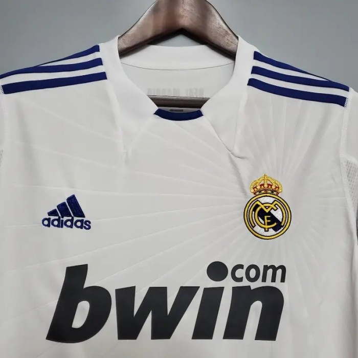 Real Madrid 2010-11 Retro Home Soccer Jersey - Fan Version