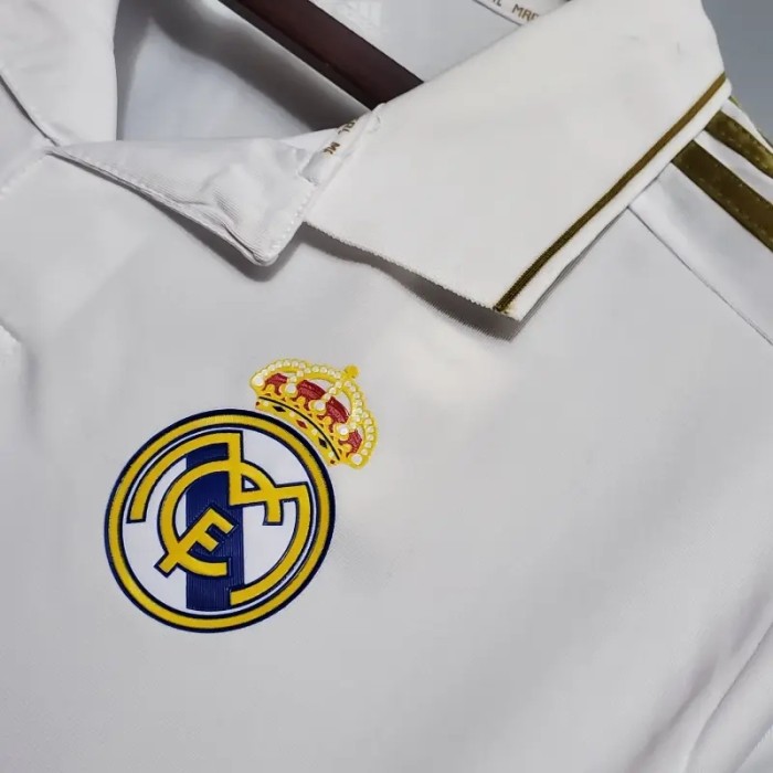 Real Madrid 2011-12 Retro Home Soccer Jersey - Fan Version