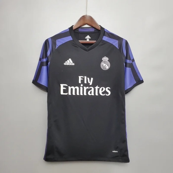 Real Madrid 2016-17 Retro Third  Soccer Jersey - Fan Version