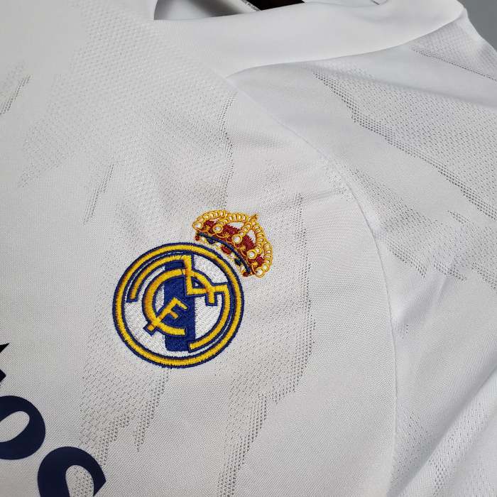 Real Madrid 2020-21 Retro Home Soccer Jersey - Fan Version