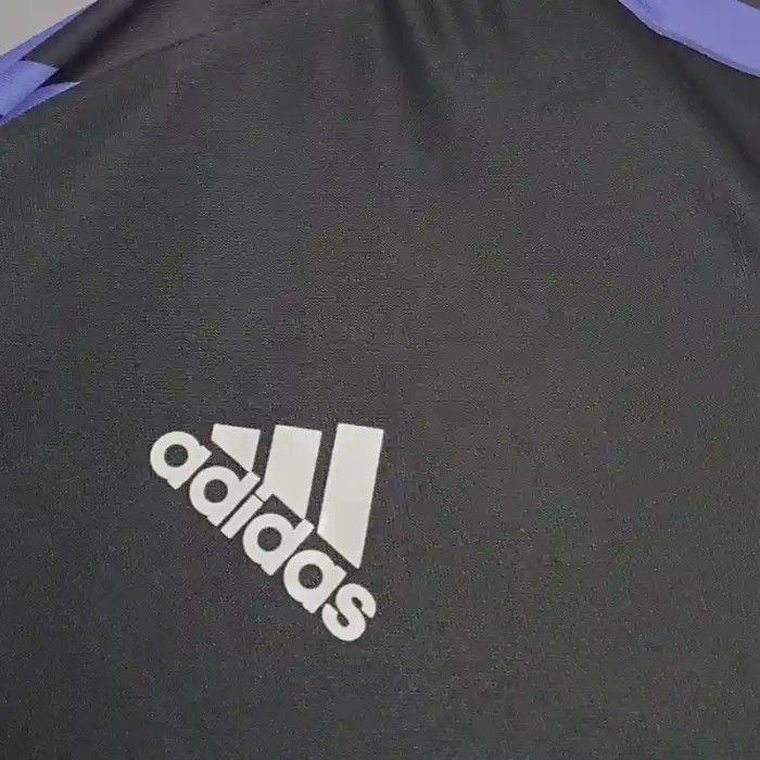 Long Sleeve Real Madrid 2016-17 Retro Third Soccer Jersey - Fan Version