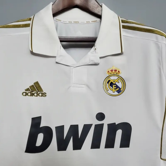 Real Madrid 2011-12 Retro Home Soccer Jersey - Fan Version