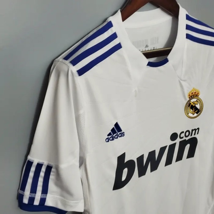 Real Madrid 2010-11 Retro Home Soccer Jersey - Fan Version