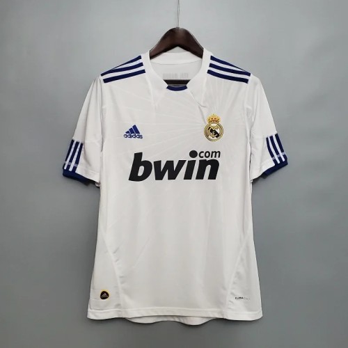 Real Madrid 2010-11 Retro Home Soccer Jersey - Fan Version