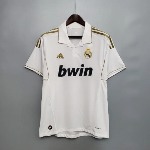 Real Madrid 2011-12 Retro Home Soccer Jersey - Fan Version