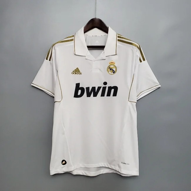 Real Madrid 2011-12 Retro Home Soccer Jersey - Fan Version