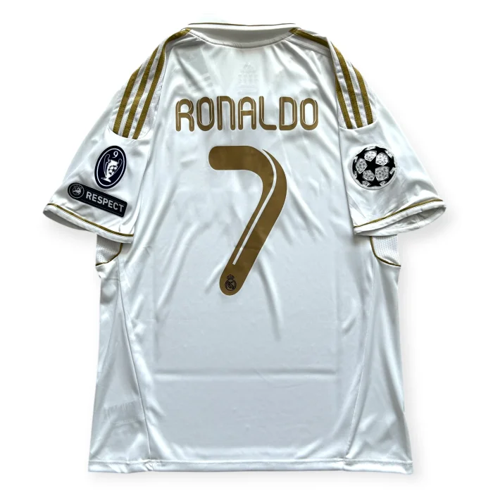 Real Madrid 2011-12 Retro Home Soccer Jersey - Fan Version