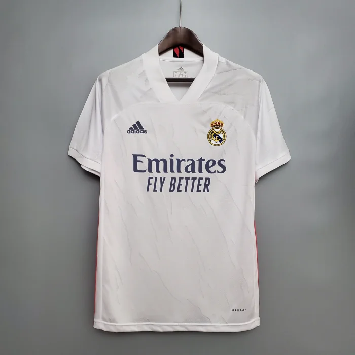Real Madrid 2020-21 Retro Home Soccer Jersey - Fan Version