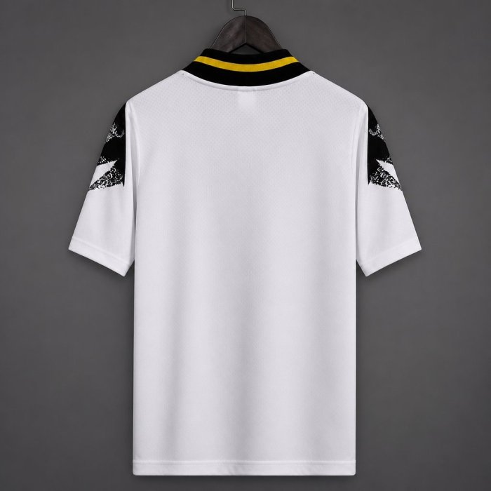 Juventus 26/27 White with Black Geometric Pattern 1994 Vintage Remake Jersey - Fan Version