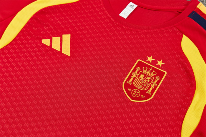 2026 Spain Short Sleeve Training Suit