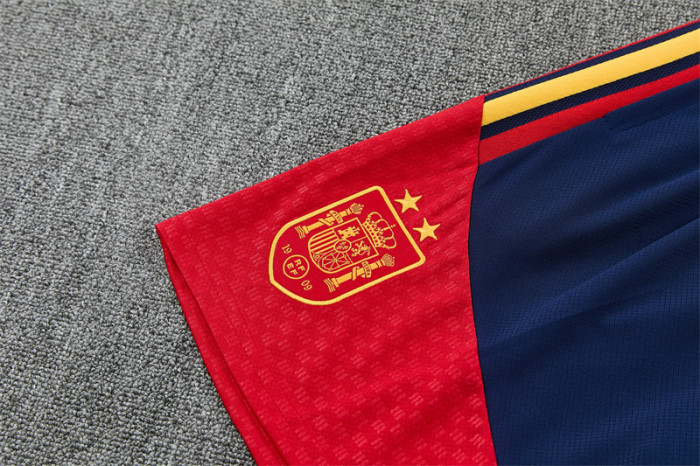 2026 Spain Short Sleeve Training Suit