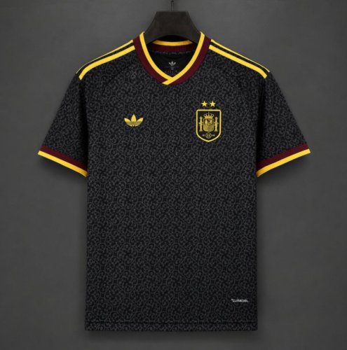 Spain 2026 World Cup Black Special Edition Jersey - Fan Version