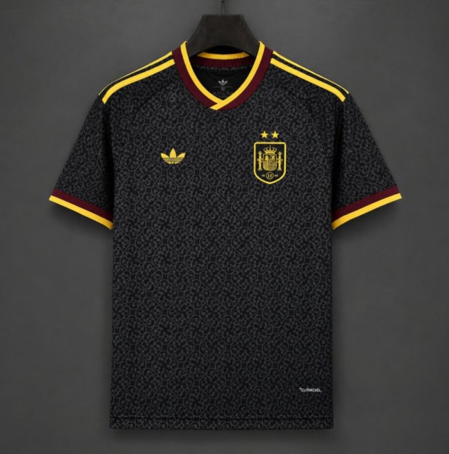 Spain 2026 World Cup Black Special Edition Jersey - Fan Version