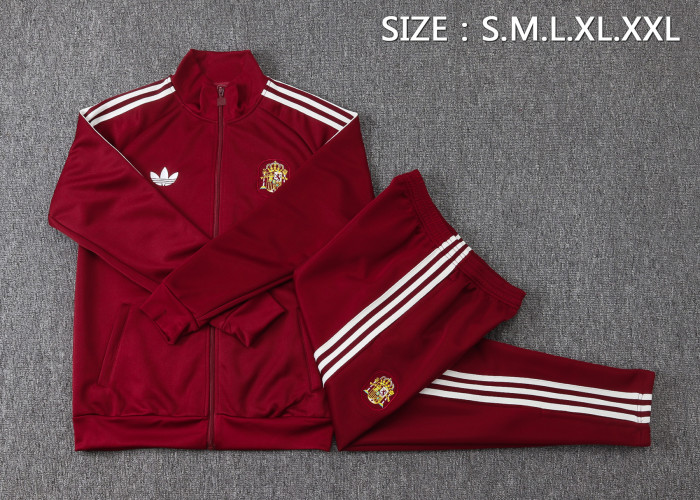 2026 Spain Full-zip Soccer jacket Training Suit