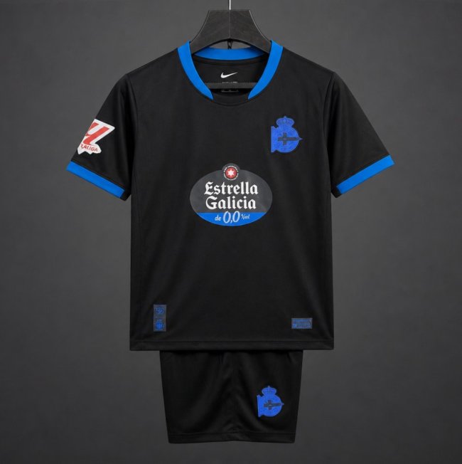 Deportivo de La Coruña 26/27 Away Soccer Jersey – Kids Kit
