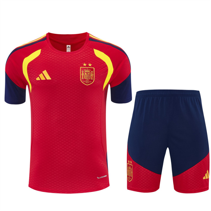 2026 Spain Short Sleeve Training Suit