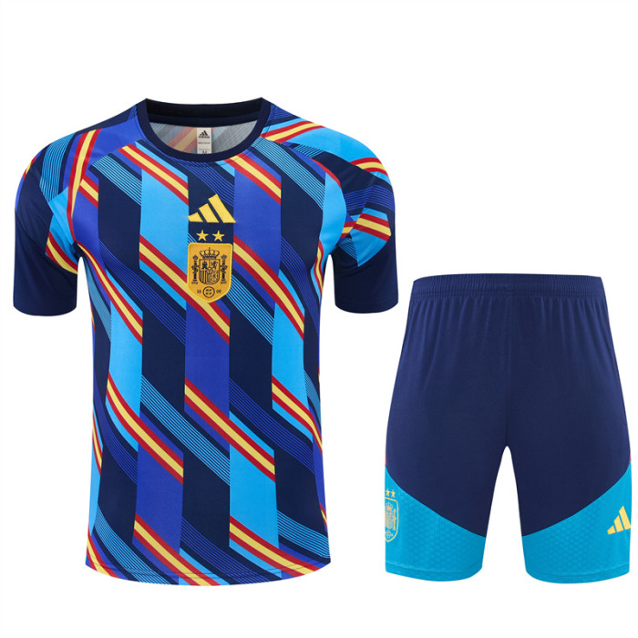 2026 Spain Short Sleeve Training Suit
