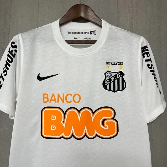 Santos 2012 Home Retro Soccer Jersey - Fan Version