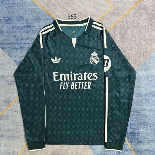 Long Sleeves Real Madrid 26/27 Away Jersey - Fan Version