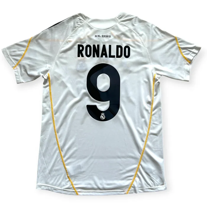 Real Madrid 2009-10 Retro Home Soccer Jersey - Fan Version