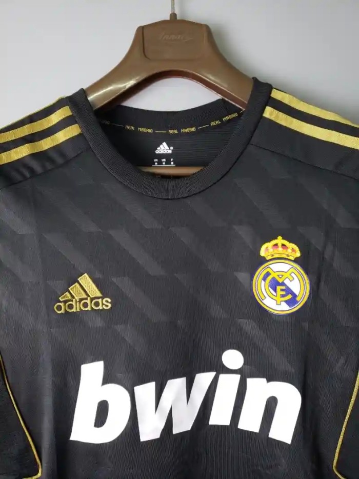 Real Madrid 2011-12 Retro Away Soccer Jersey - Fan Version