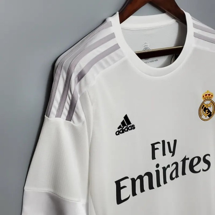 Real Madrid 2015-16 Retro Home Soccer Jersey - Fan Version