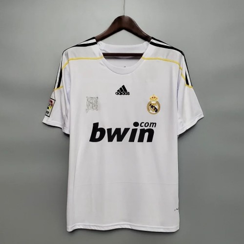 Real Madrid 2009-10 Retro Home Soccer Jersey - Fan Version