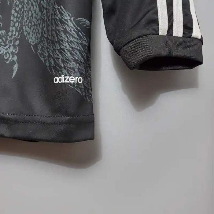Long Sleeve Real Madrid 2014-15 Retro Third Soccer Jersey - Fan Version