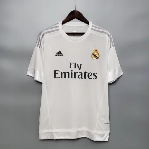 Real Madrid 2015-16 Retro Home Soccer Jersey - Fan Version