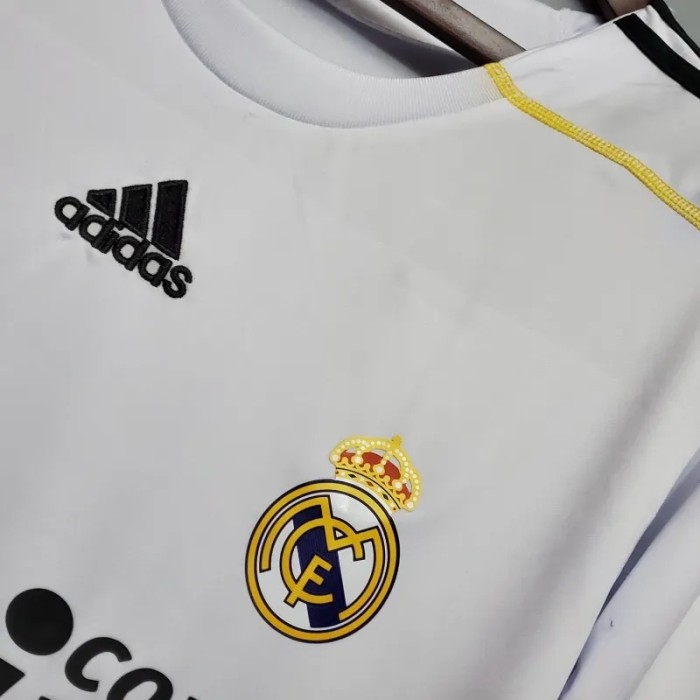 Real Madrid 2009-10 Retro Home Soccer Jersey - Fan Version