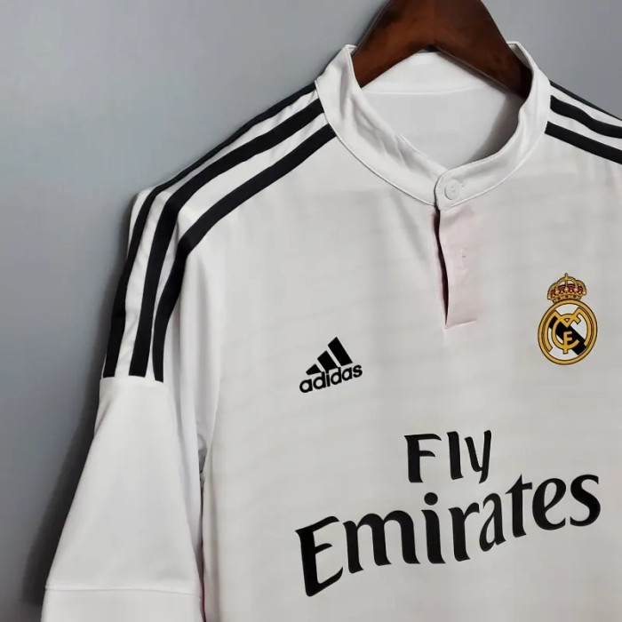 Real Madrid 2014-15 Retro Home Soccer Jersey - Fan Version