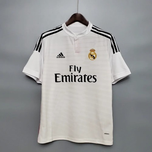 Real Madrid 2014-15 Retro Home Soccer Jersey - Fan Version