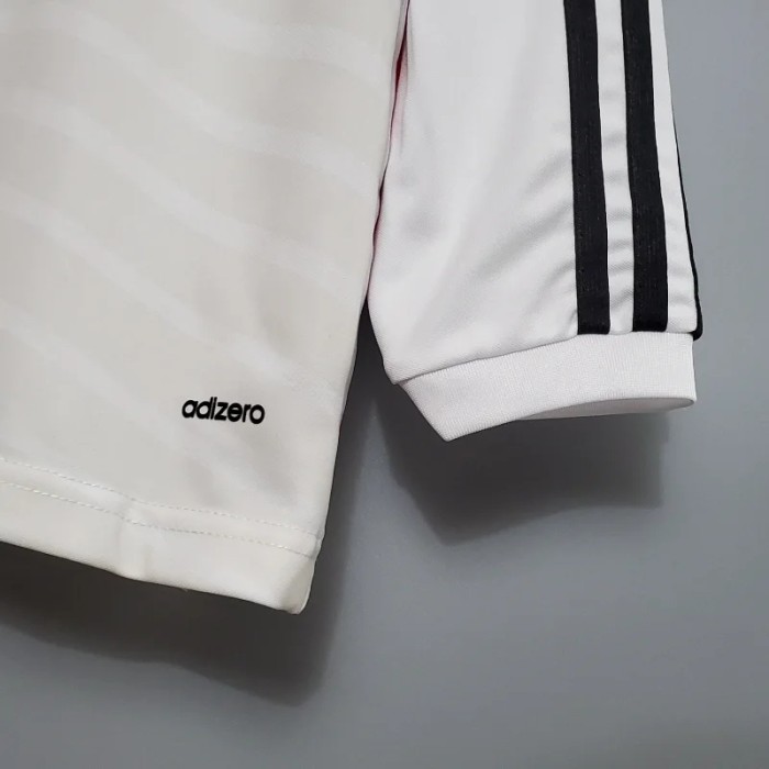Long Sleeve Real Madrid 2014-15 Retro Home Soccer Jersey - Fan Version