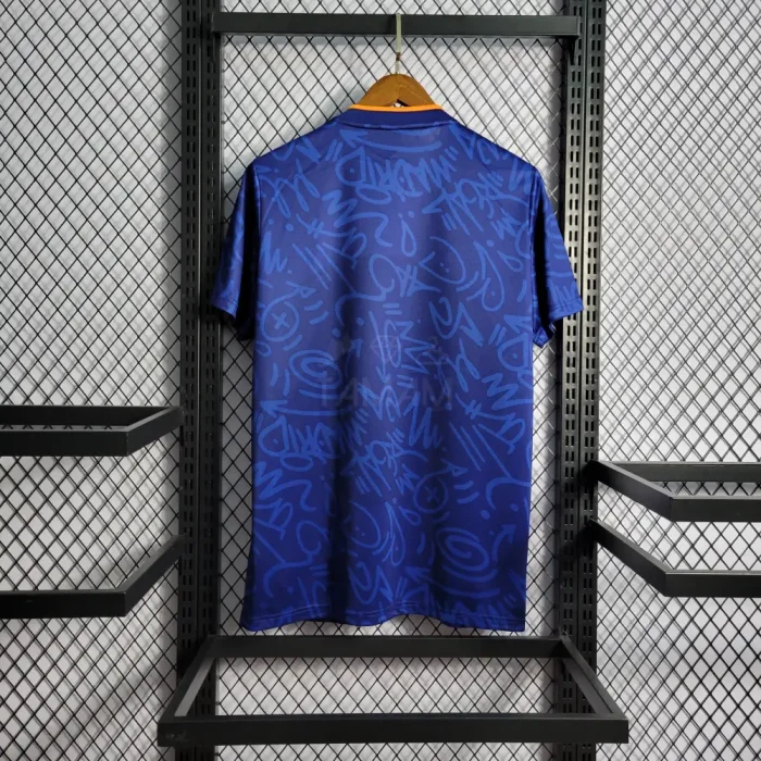 Real Madrid 2021-22 Retro Away Soccer Jersey - Fan Version