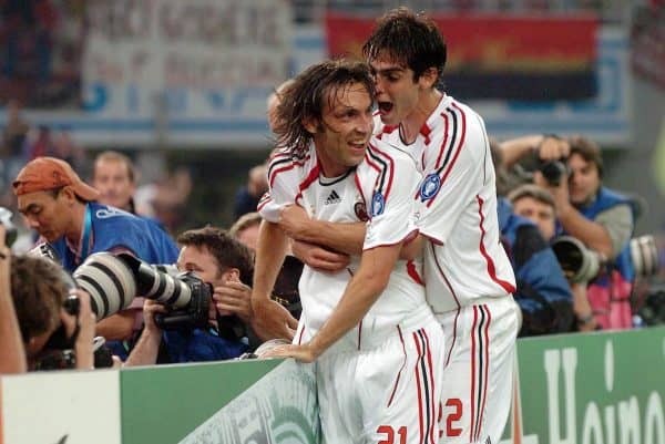 AC Milan 2006-07 Away Retro Soccer Jersey - Fan Version