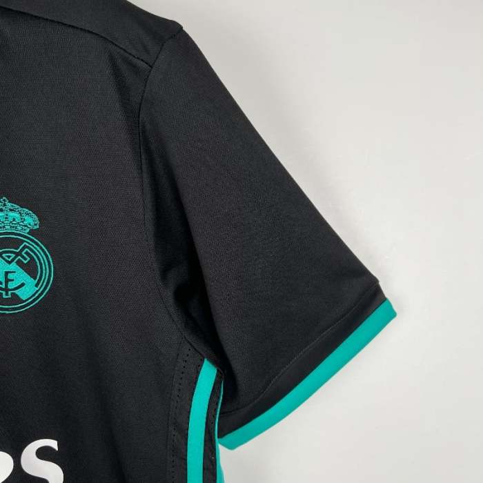Real Madrid 2017-18 Retro Away Soccer Jersey - Fan Version