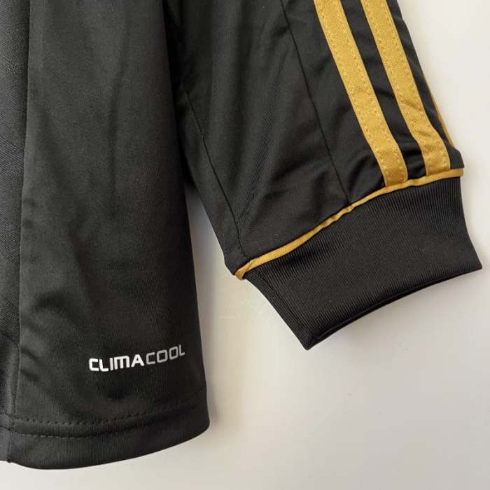 Long Sleeve Real Madrid 2011-12 Retro Away Soccer Jersey - Fan Version