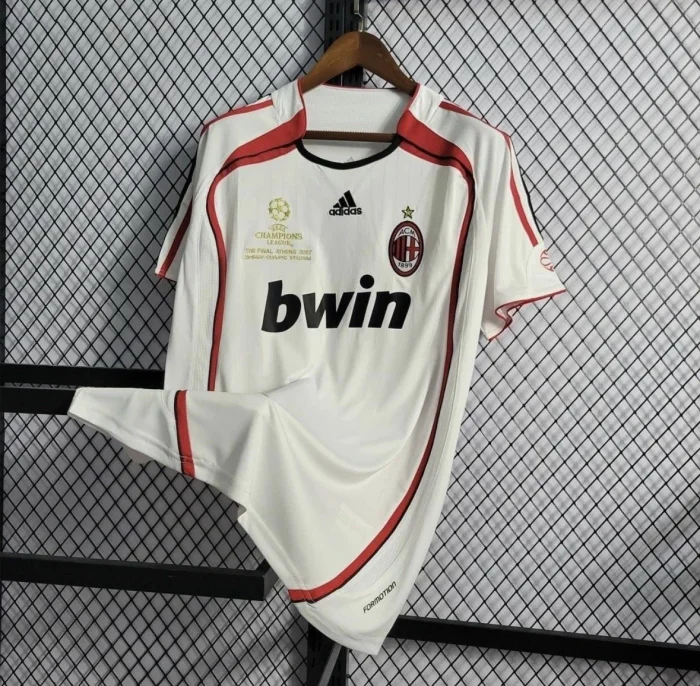AC Milan 2006-07 Away Retro Soccer Jersey - Fan Version