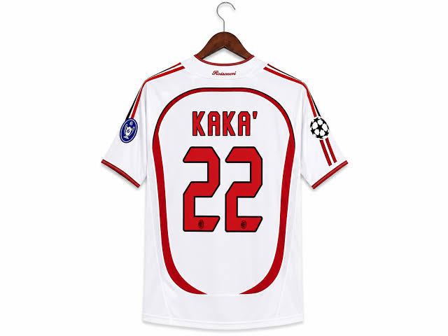 AC Milan 2006-07 Away Retro Soccer Jersey - Fan Version
