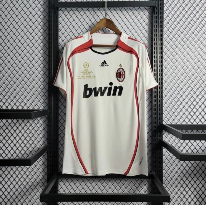 AC Milan 2006-07 Away Retro Soccer Jersey - Fan Version