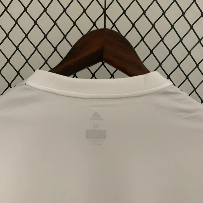 Long Sleeve Real Madrid 2017-18 Retro Home Soccer Jersey - Fan Version