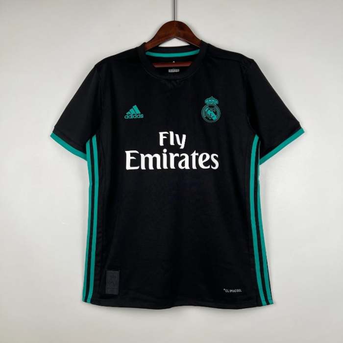 Real Madrid 2017-18 Retro Away Soccer Jersey - Fan Version