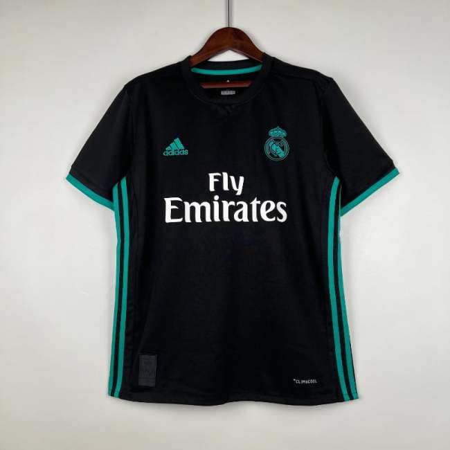 Real Madrid 2017-18 Retro Away Soccer Jersey - Fan Version