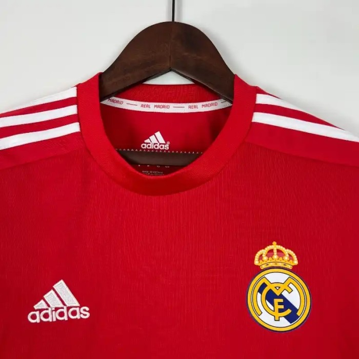 Long Sleeve Real Madrid 2011-12 Retro Third Soccer Jersey - Fan Version