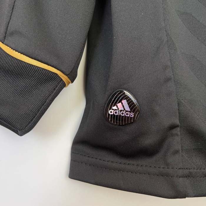 Long Sleeve Real Madrid 2011-12 Retro Away Soccer Jersey - Fan Version